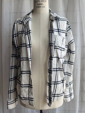 plaid button up flannel